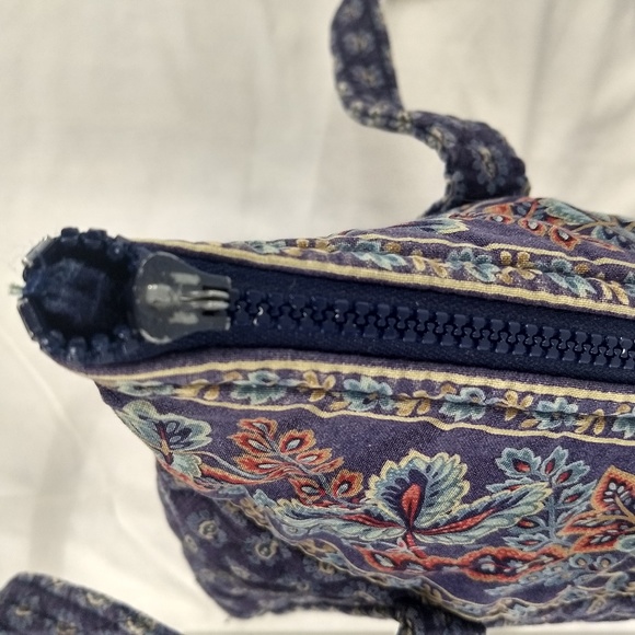 VERA BRADLEY BOHO Large Bag / Tote Paisley Blue - Picture 8 of 8